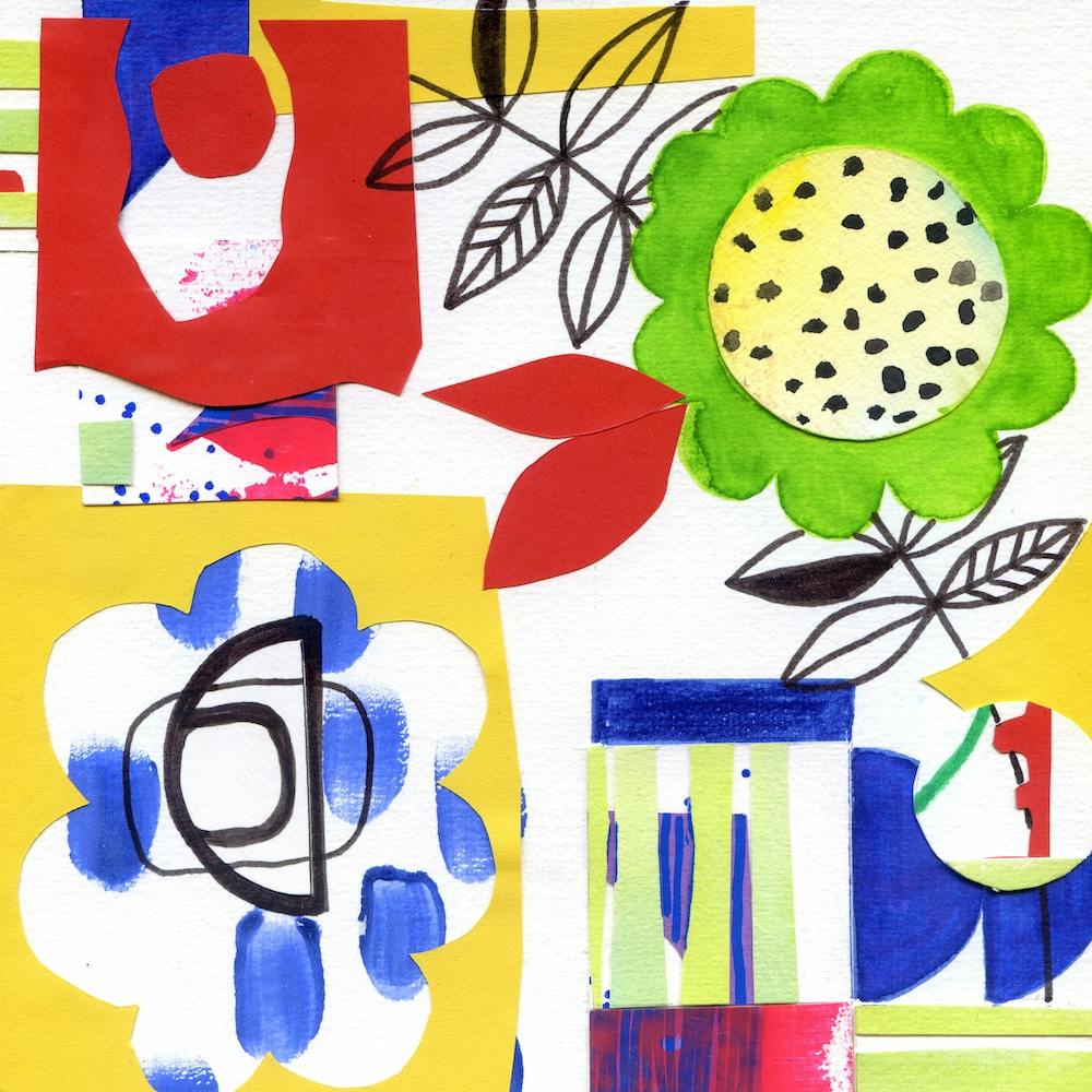 Abstrakte Collage