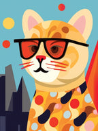 Little Mountain Lion 3 Wearing Sunglasses