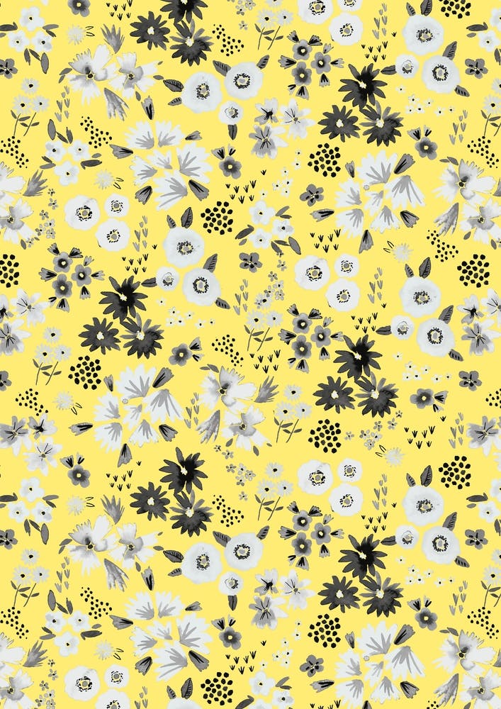 Little Flowers Illuminating Yellow