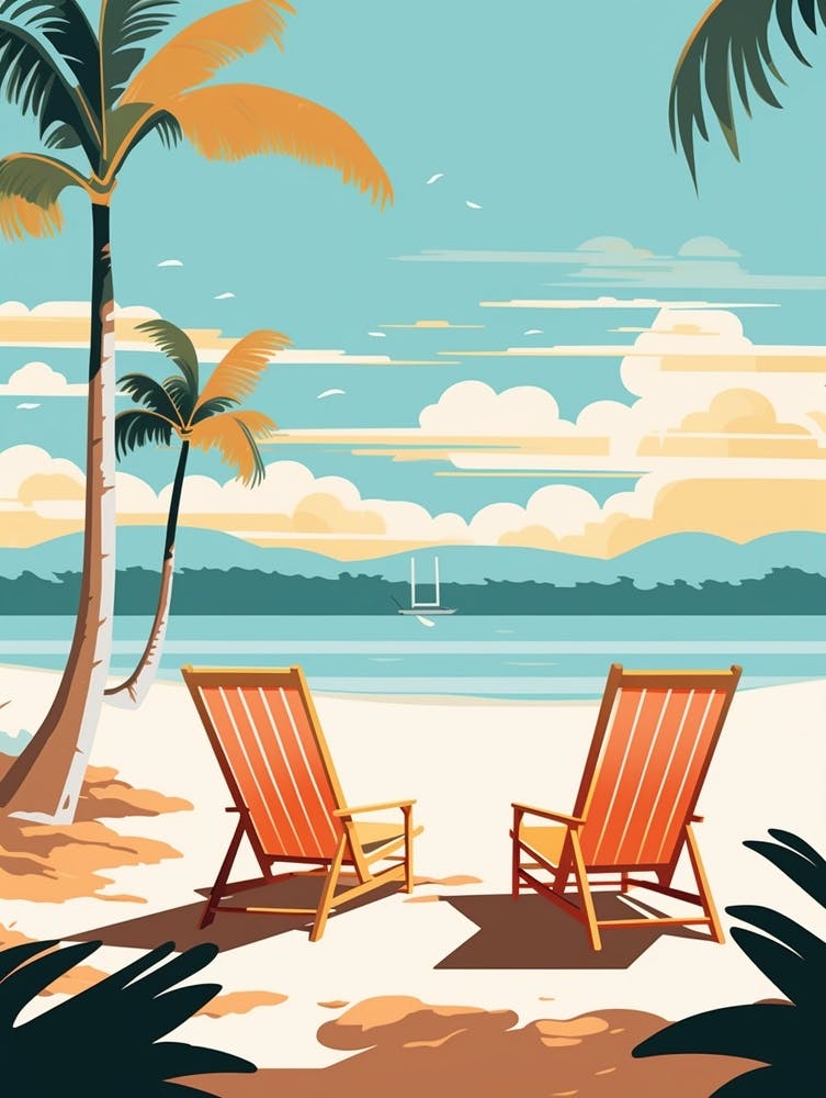 Mauritius 2 Travel Illustration