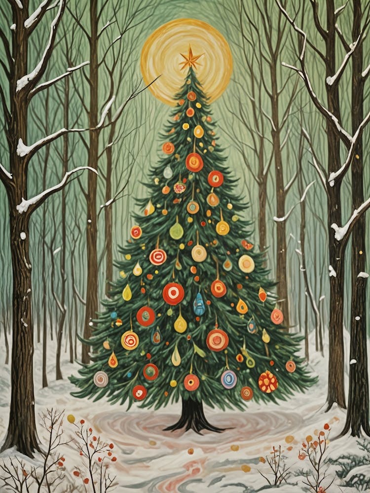 Christmas Tree In The Woods no1