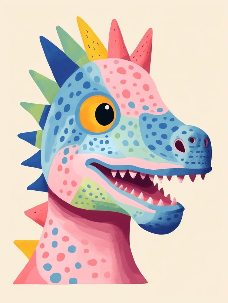 Bunter Dinosaurier Citipati 2