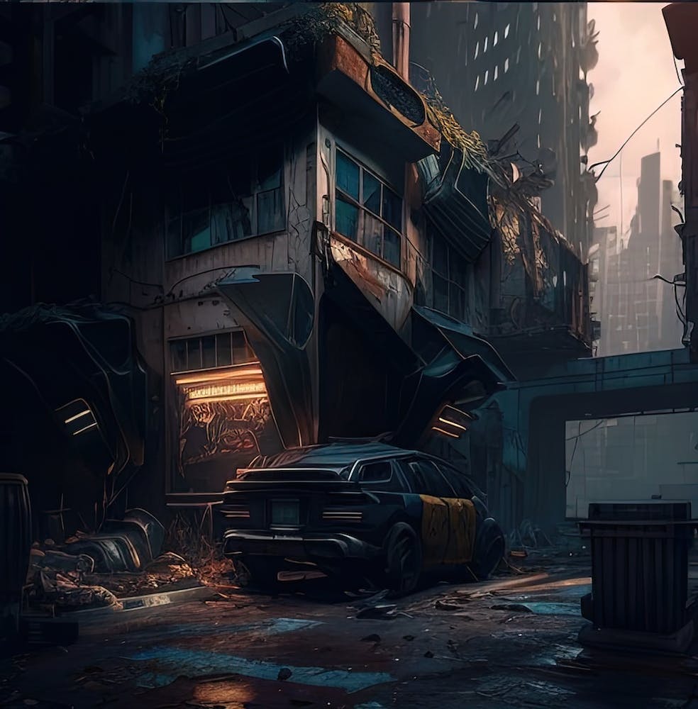 Dystopian city 1