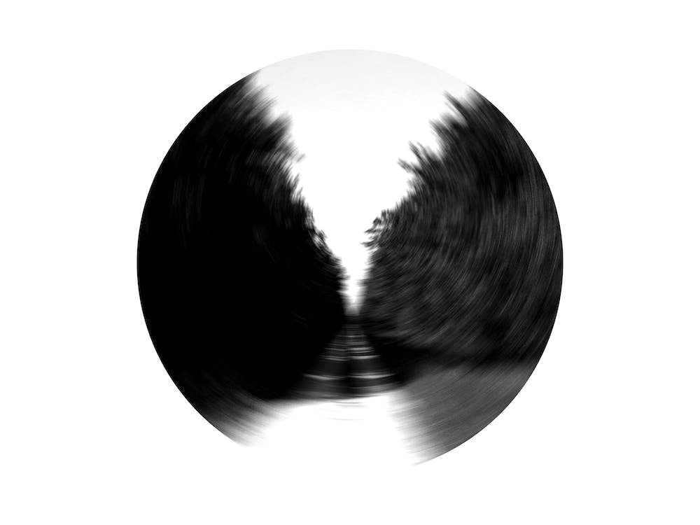 Circular Abstract Forest Road