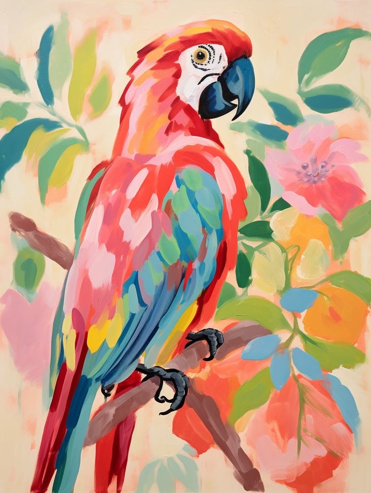 Pink Scandi Macaw 2