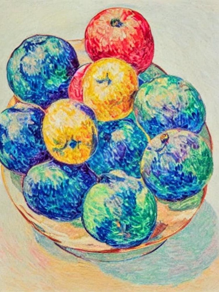 Pummelo Vintage Sketch Fruit