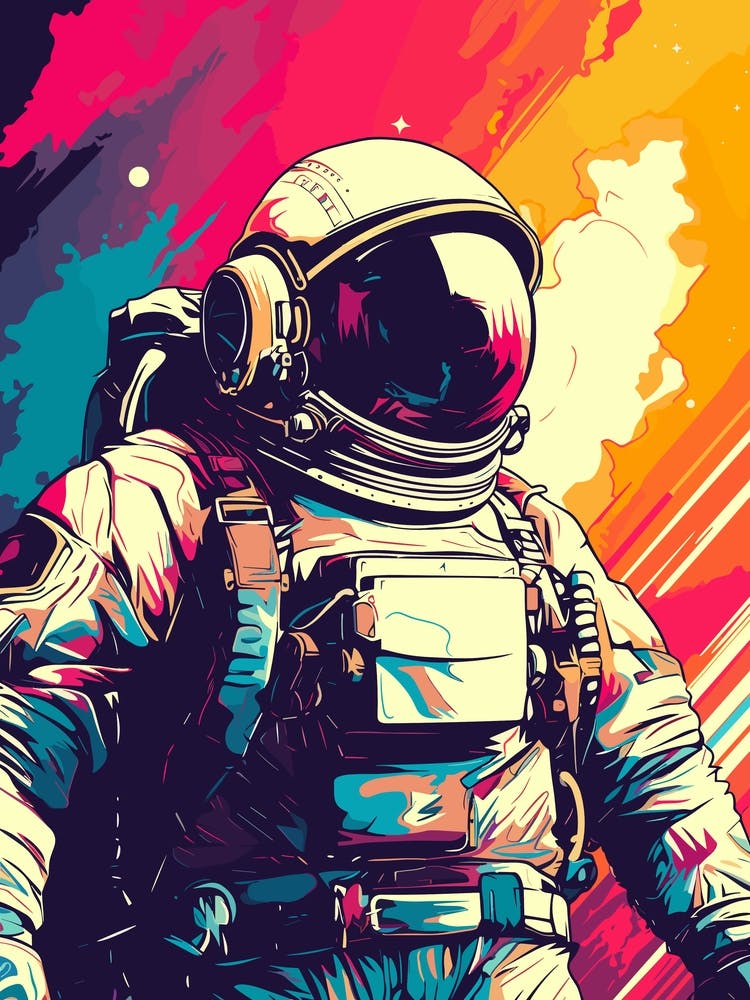 Astronaut In Space 2