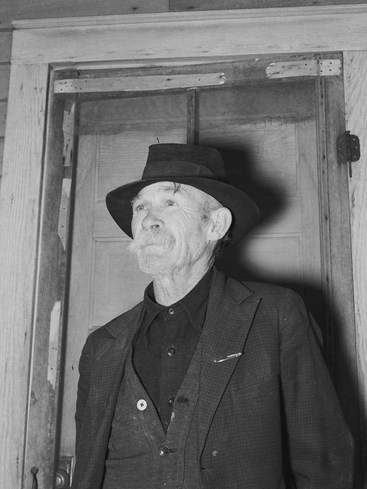 George Mccoy, Old Sheep Rancher, Came To Montana In 1882 By Russell Lee