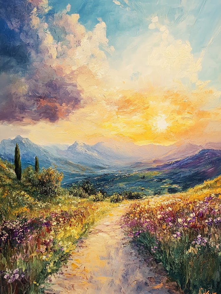 Sunset In Tuscany 1