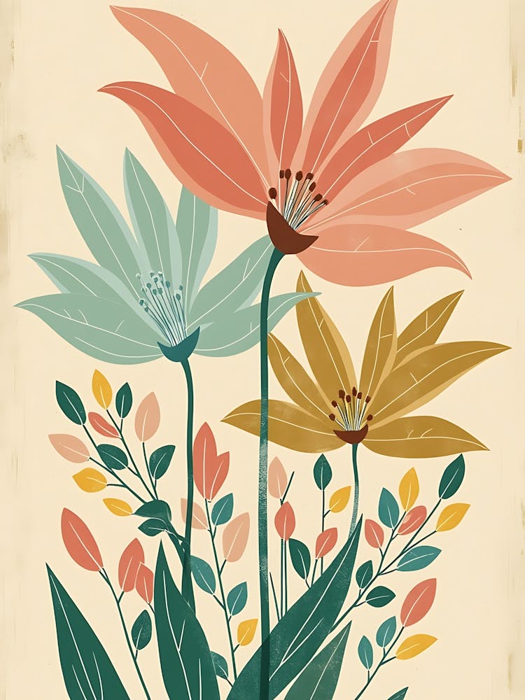 Minimalist Floral Wall Decor