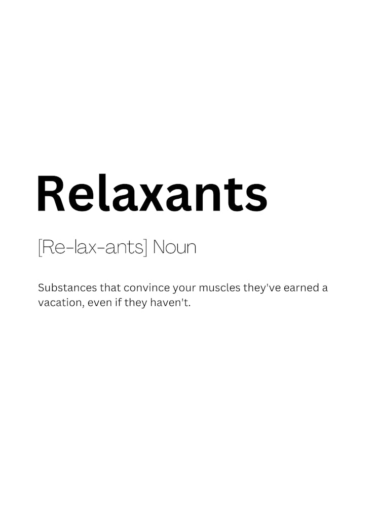 Relaxants Definition Meaning