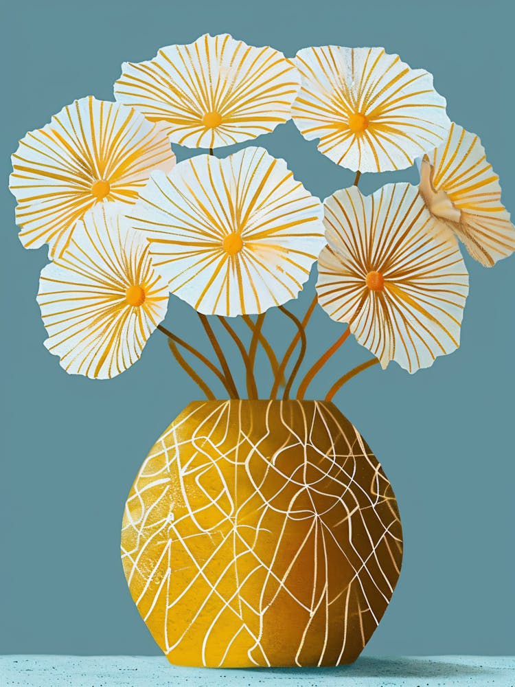 Daffodils In A Vase