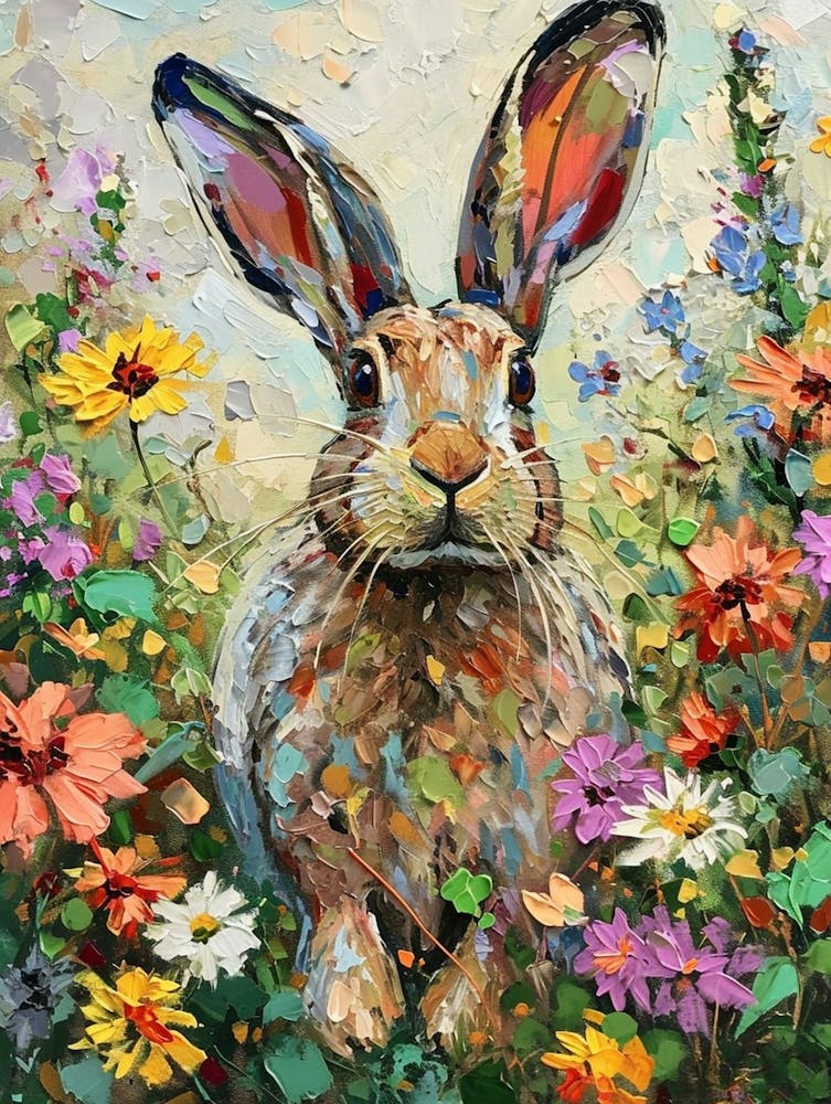 Polish Rabbit Painting 2