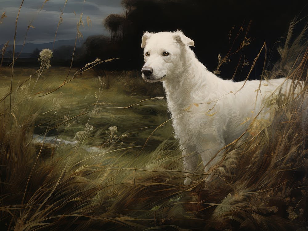 Hunting Dog Painting