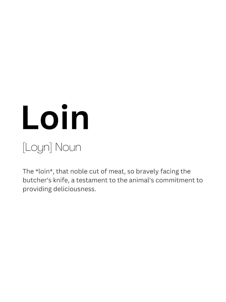 Loin Definition Meaning