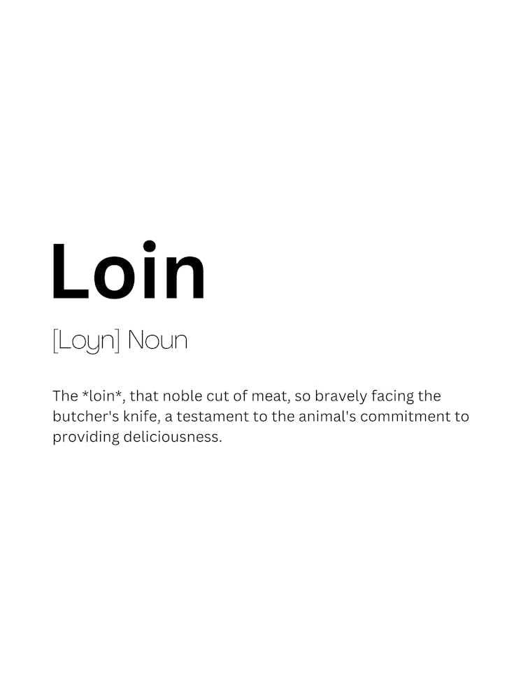 Loin Definition Meaning