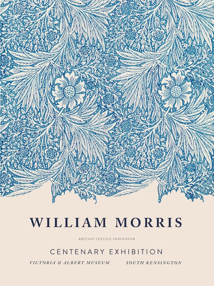 William Morris, Blue Marigold