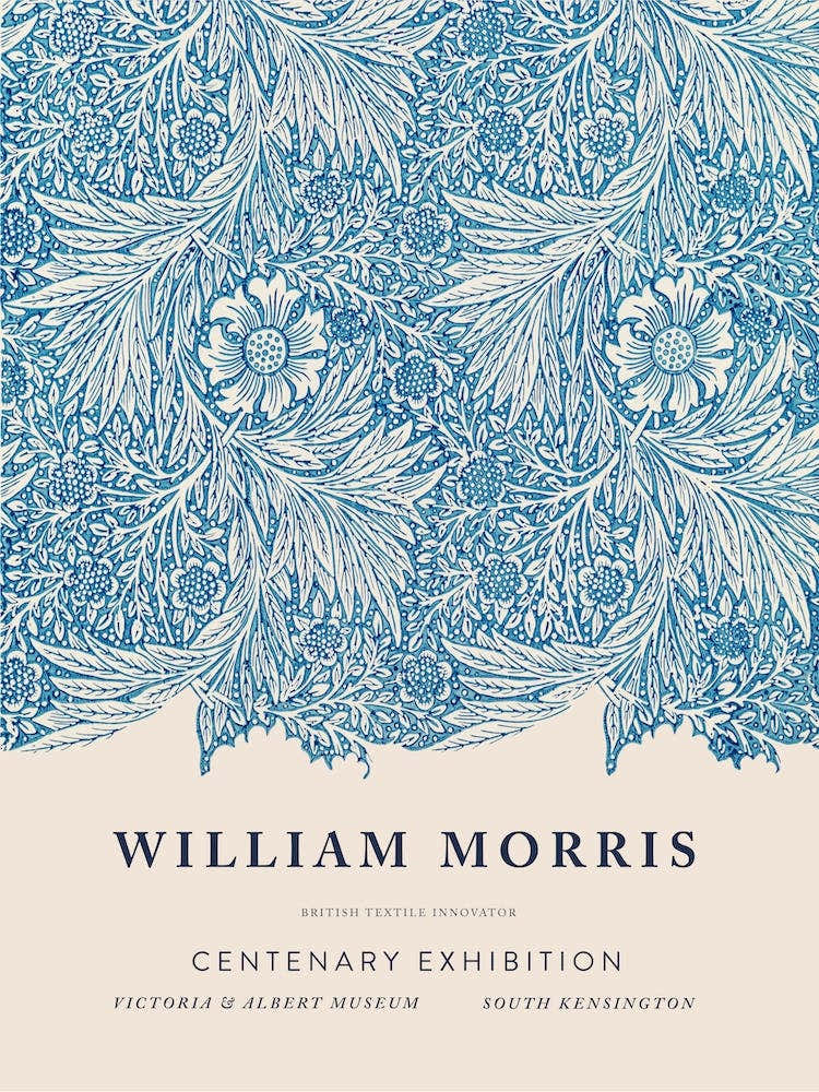 William Morris, Blue Marigold