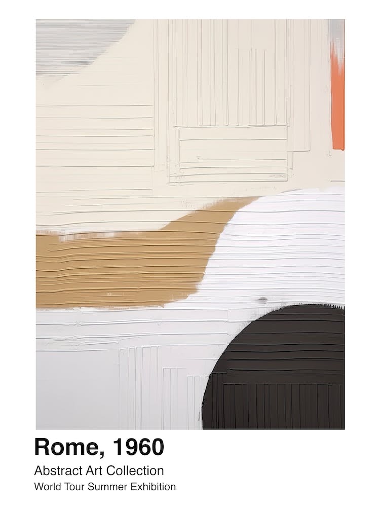 World Tour Exhibition, Abstract Art, Rome, 1960 9