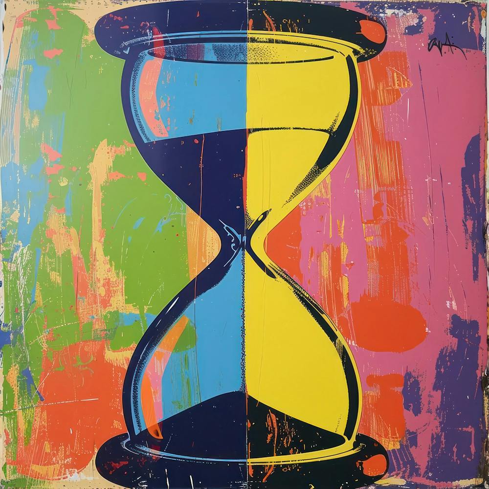 Hourglass Pop Art 1