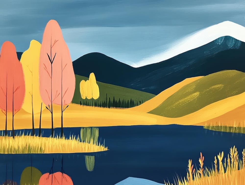 Automne Au Bord Du Lac 5
