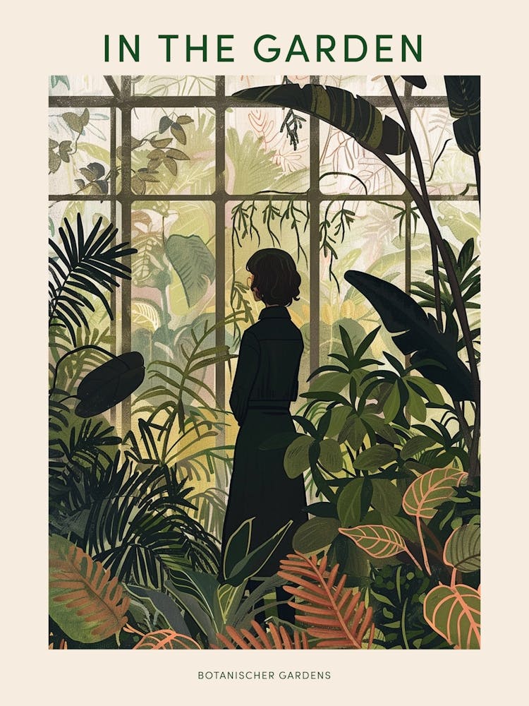 In The Garden Poster Botanischer Gardens 1