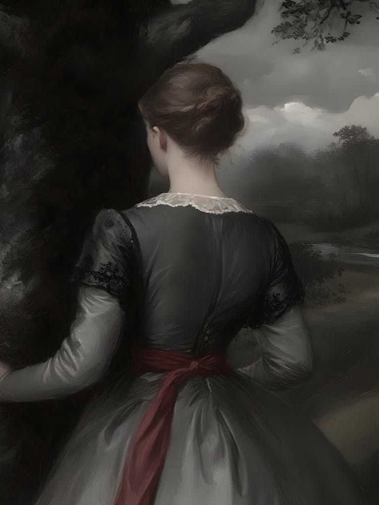Lady By The Tree