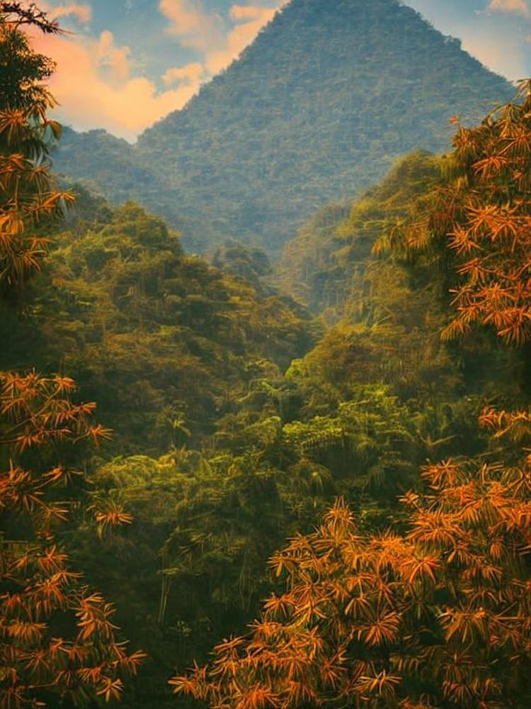 Cat Ba National Park Vietnam Vintage Poster