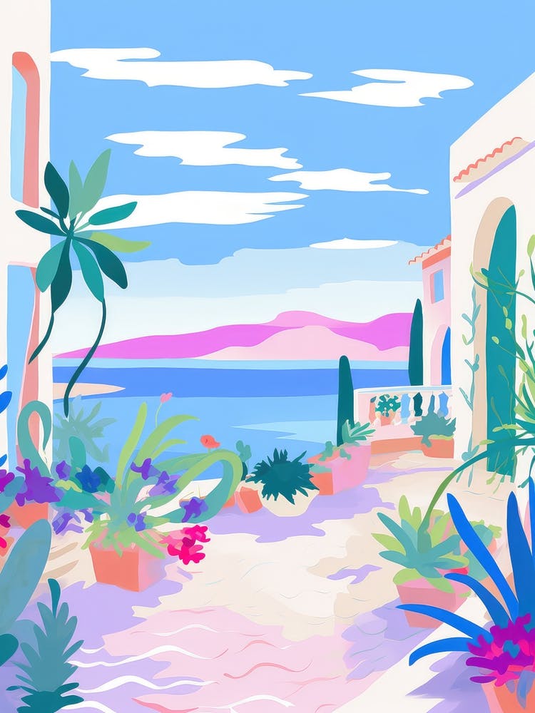 Olbia, Italie Vue Colorée 2