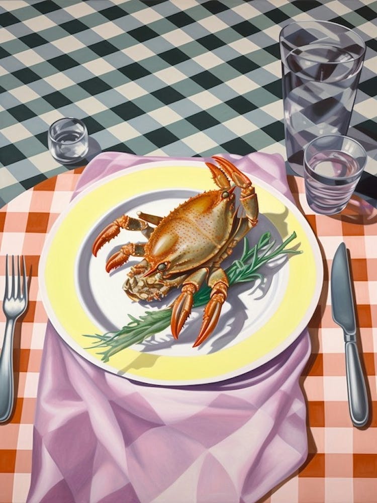 Soft Shell Crab 2 Still Life Painting