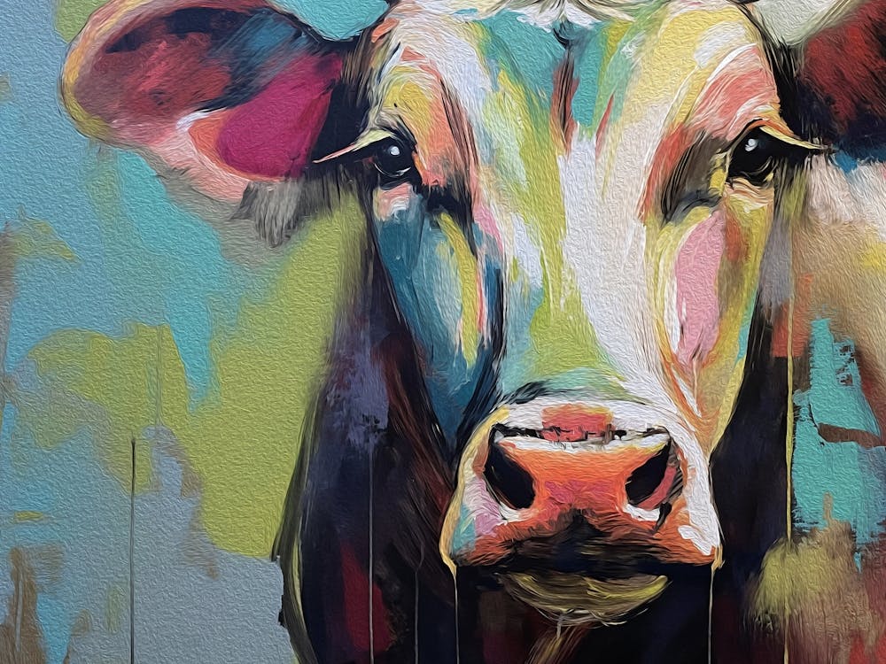 Colorful Cow