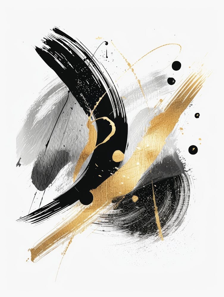 Abstract Brushstrokes Canvas Print 14