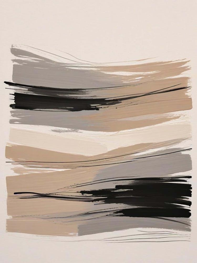 Muted Neutrals Abstract 11 Living Room (3)