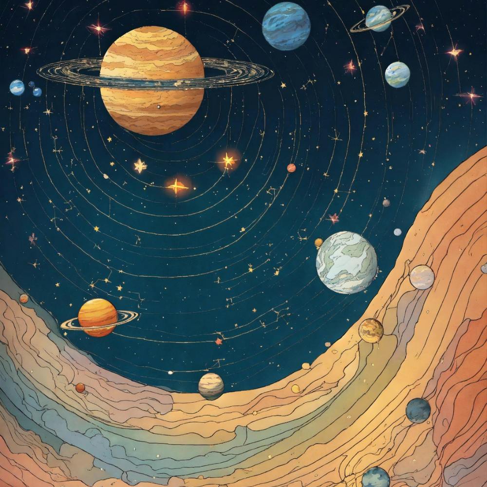Planets In Space