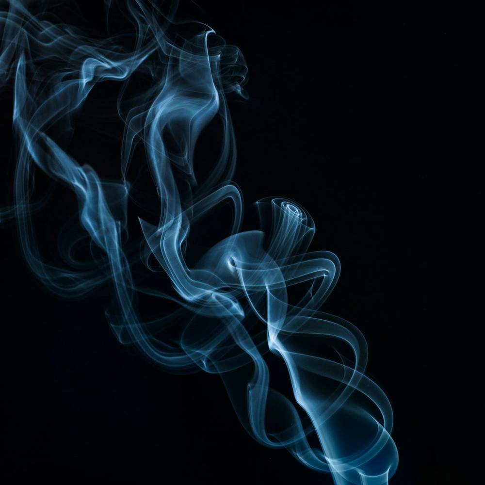 Smoke On Black Background