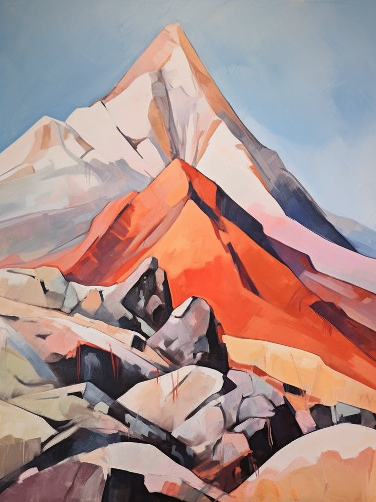 Mount Dickey Usa 1 Mountain Painting