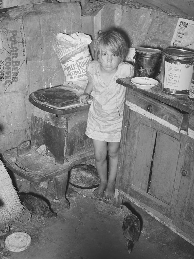 Corner Of Kitchen In Tent Home Of Family Near Sallisaw, Oklahoma, Sequoyah County By Russell Lee