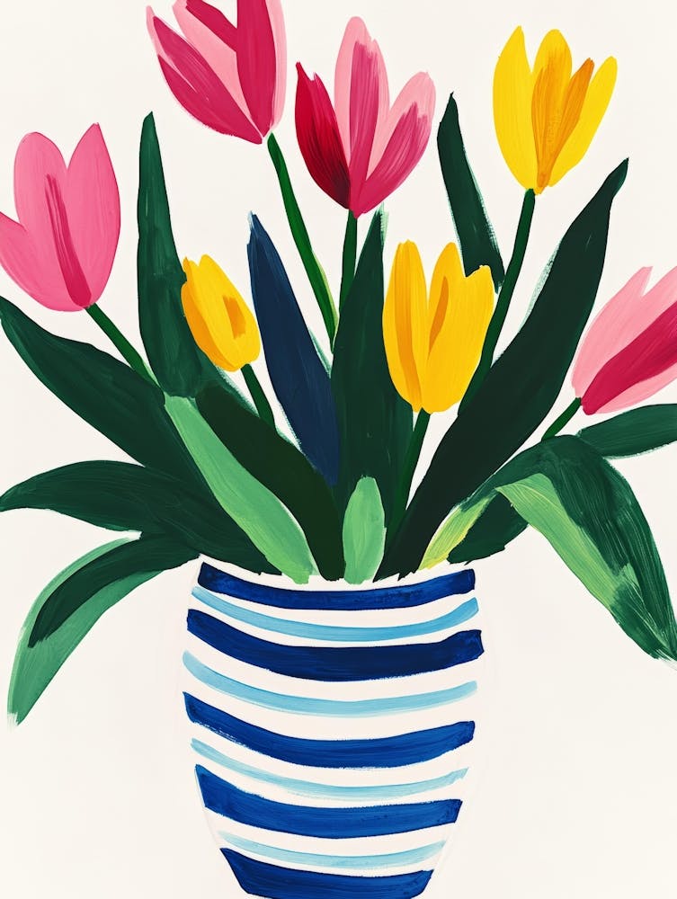 Tulips In A Vase 44
