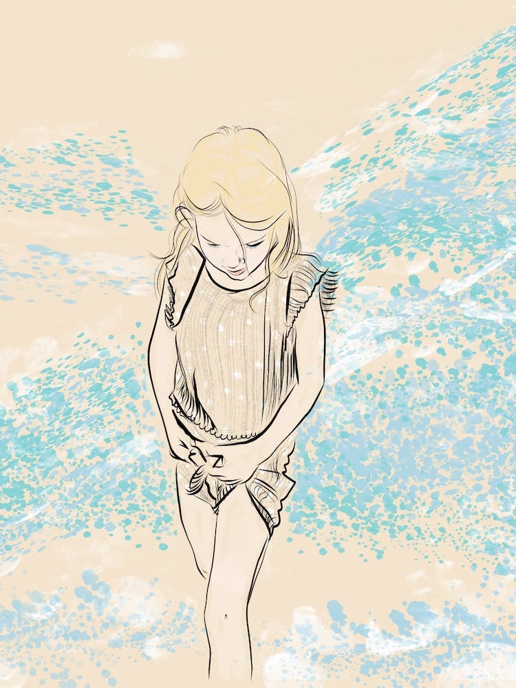 Girl On The Beach