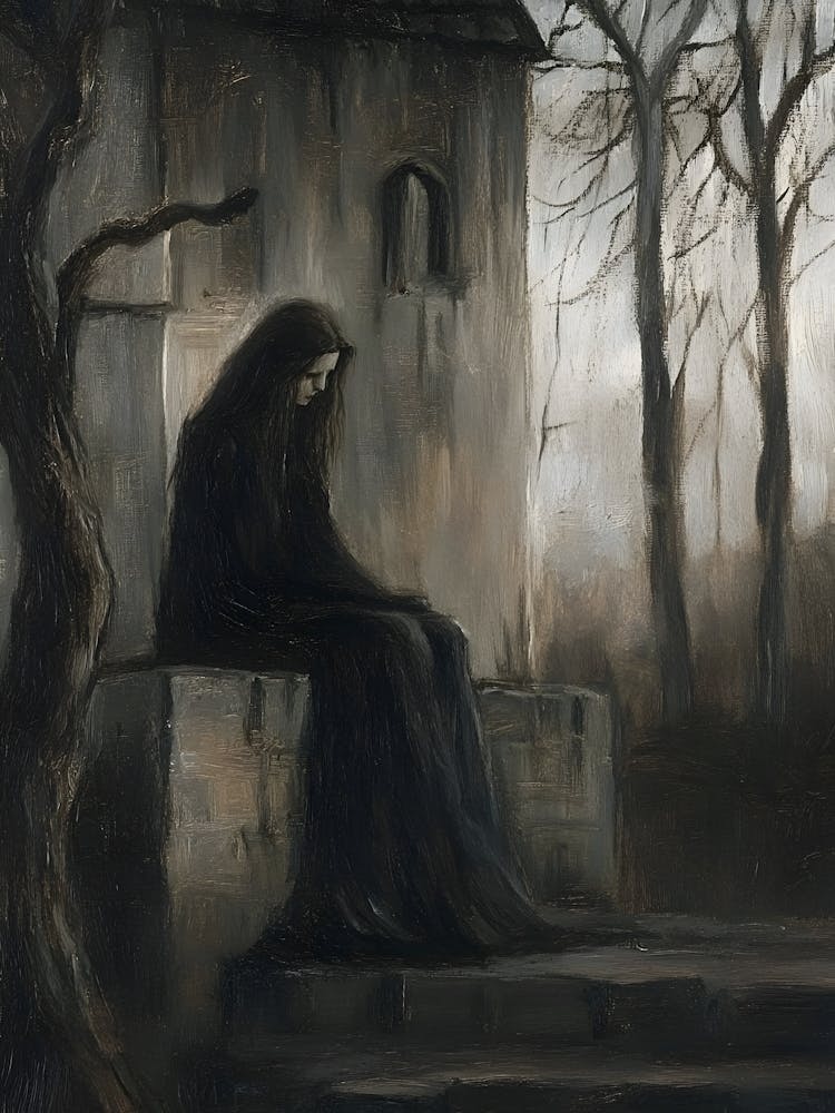 Woman In The Woods 1