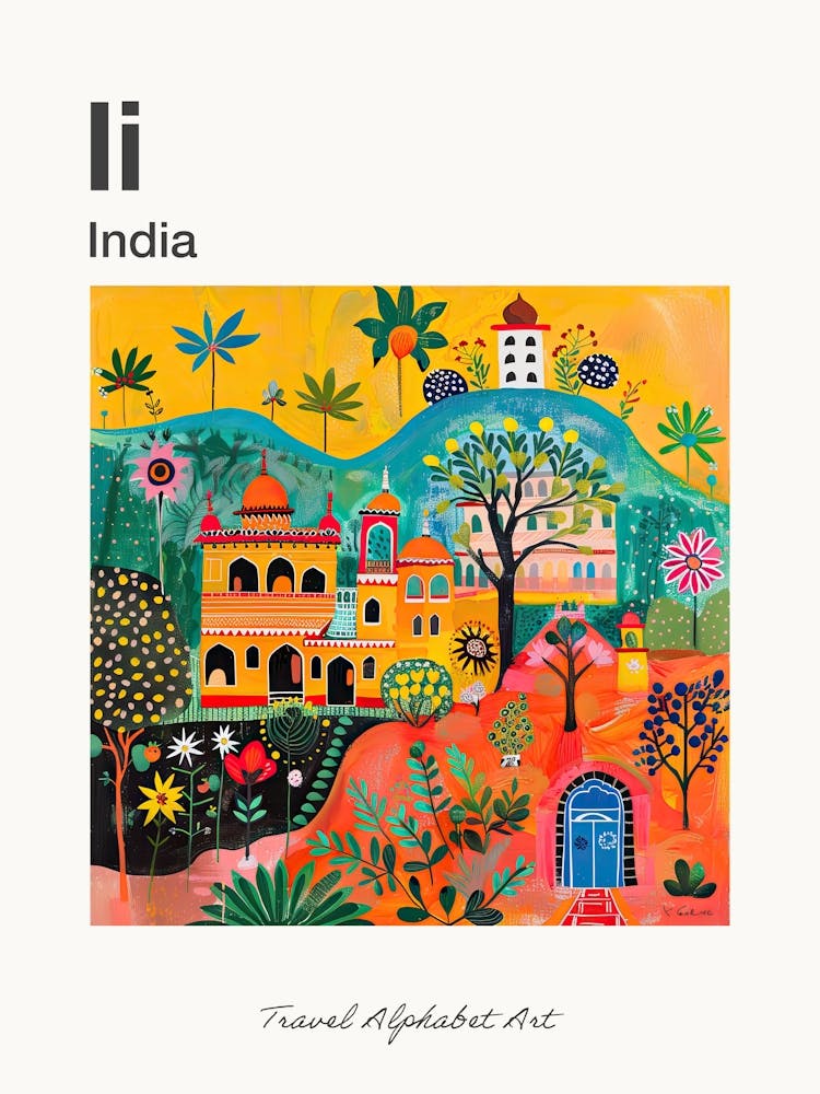 Kids Travel Alphabet  India 2
