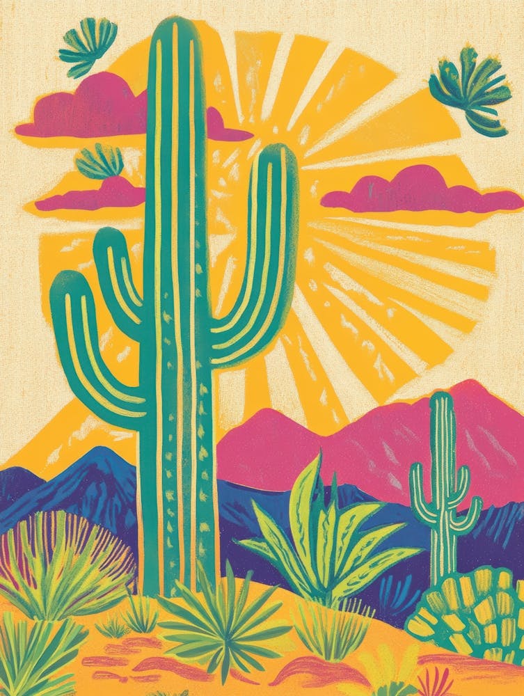 Cactus In The Desert 2