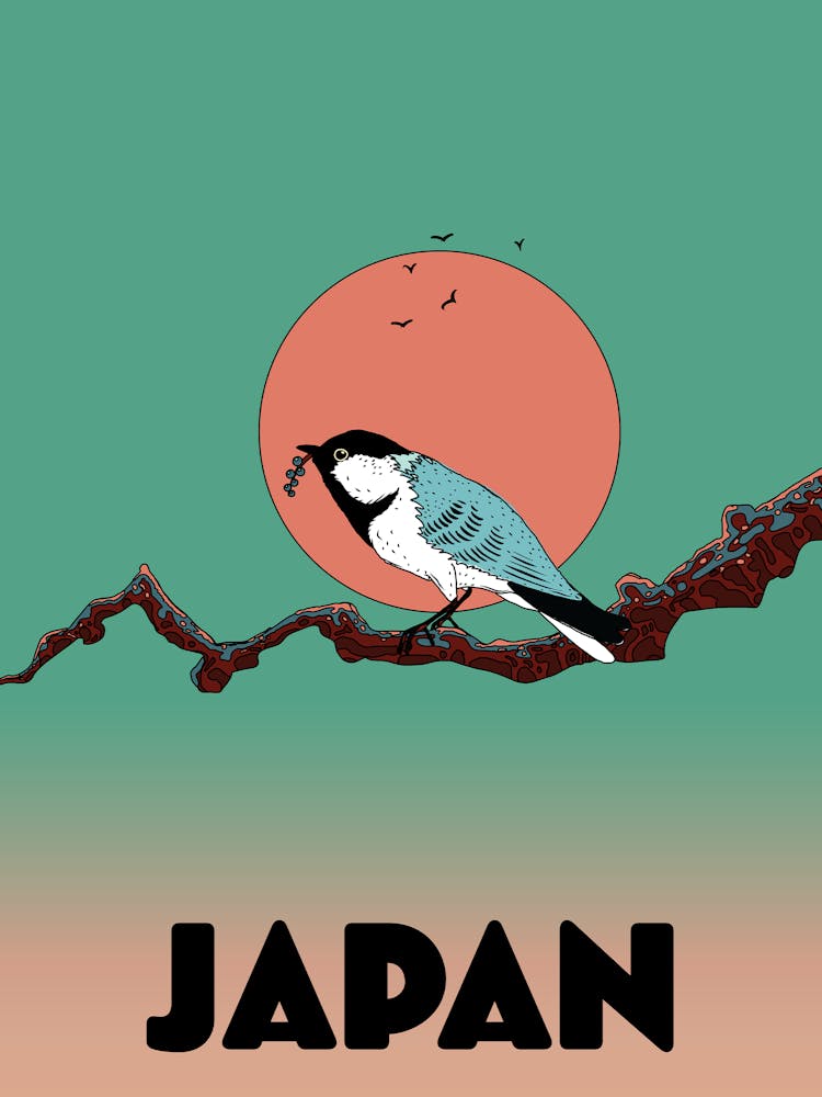 Japan Vintage Travel Poster