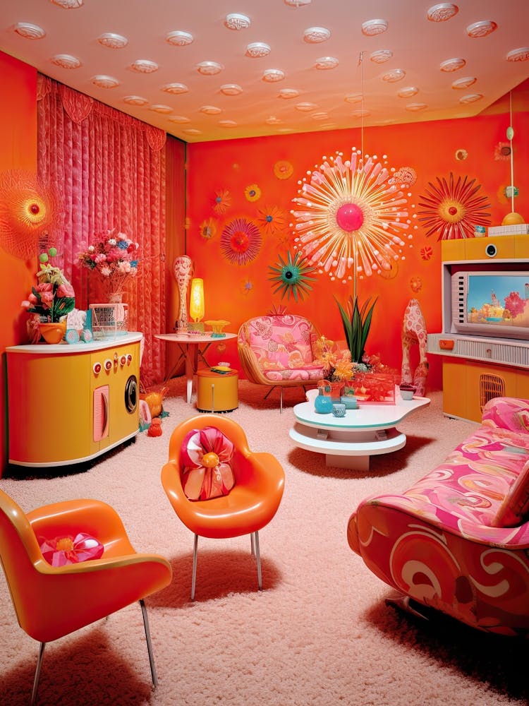 Barbie Retro Home Interior Kitsch 4