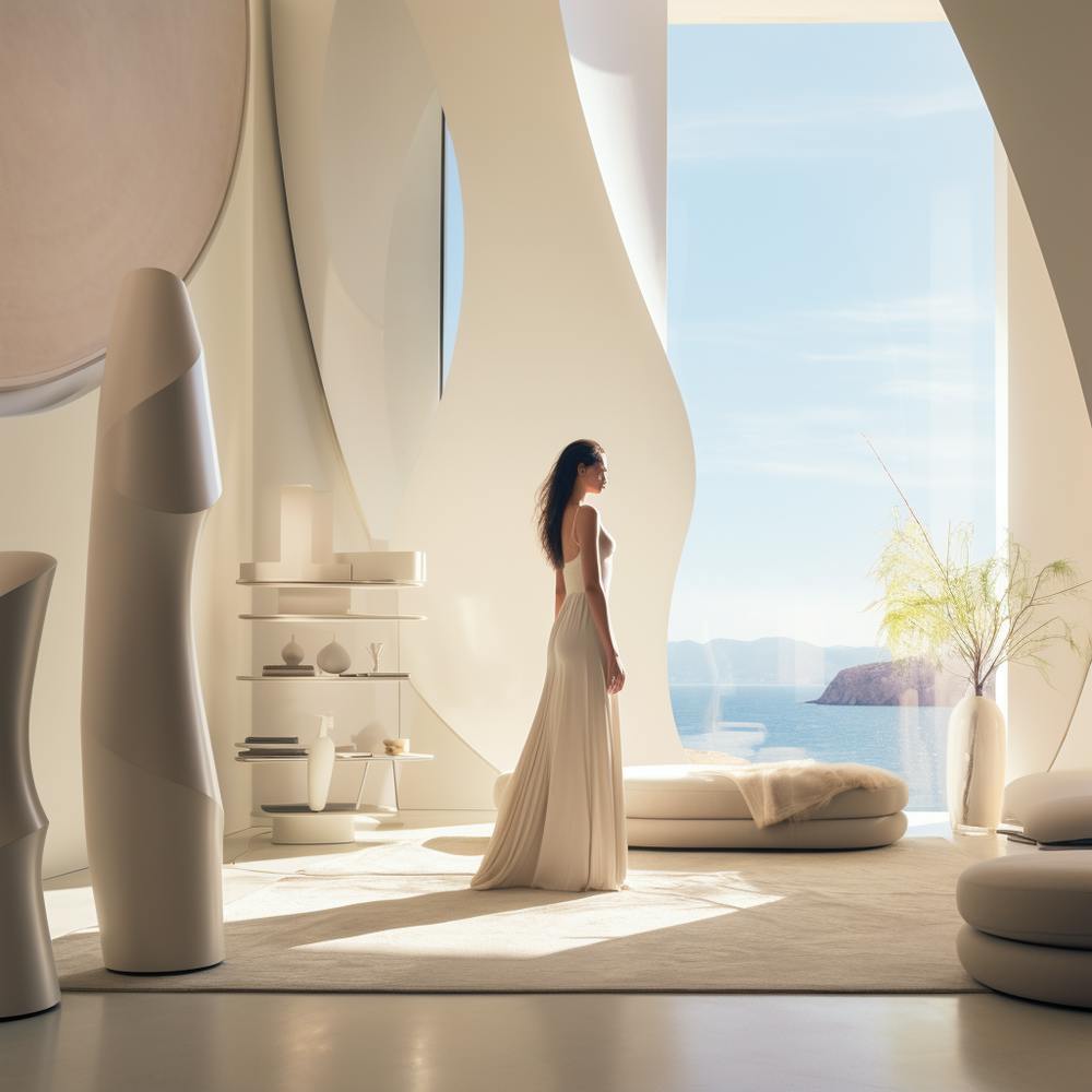 Woman In A White Dress