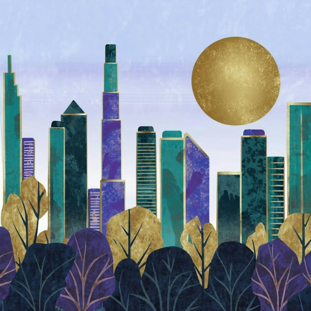 Chicago Skyline Canvas Print