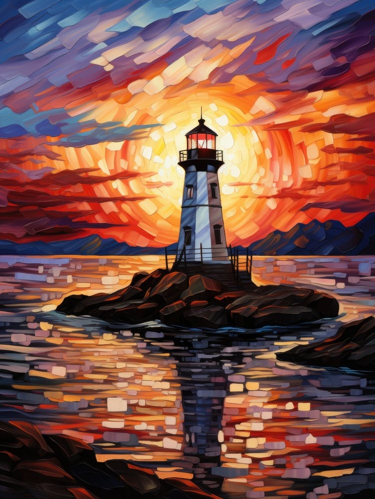 Sunset Lighthouse 12
