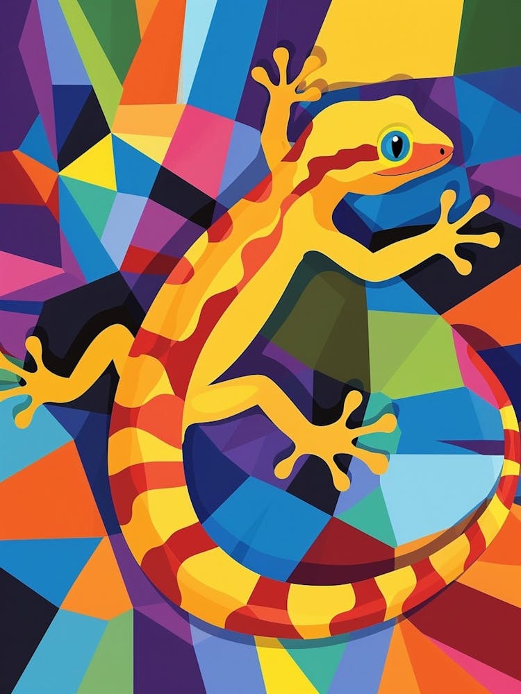 Taggecko Abstrakt Moderne Illustration 2