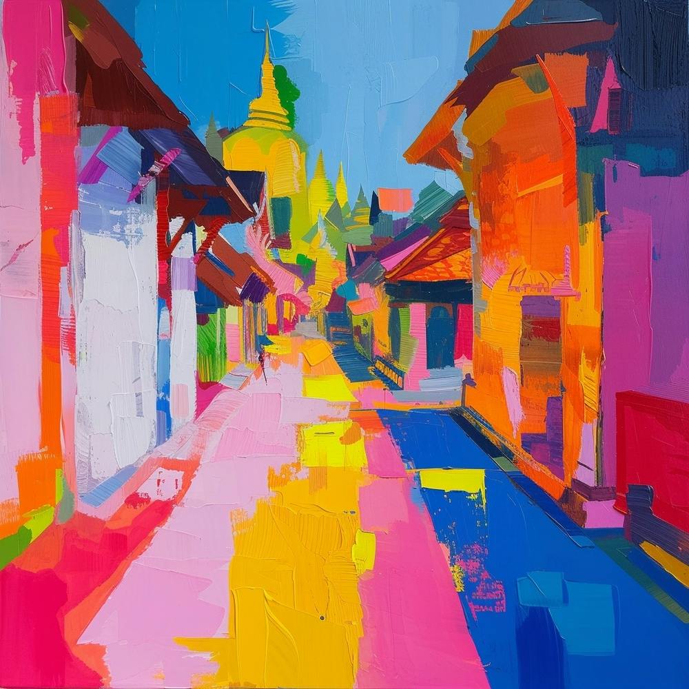 Abstract Travel Collection Chiang Mai Thailand 2