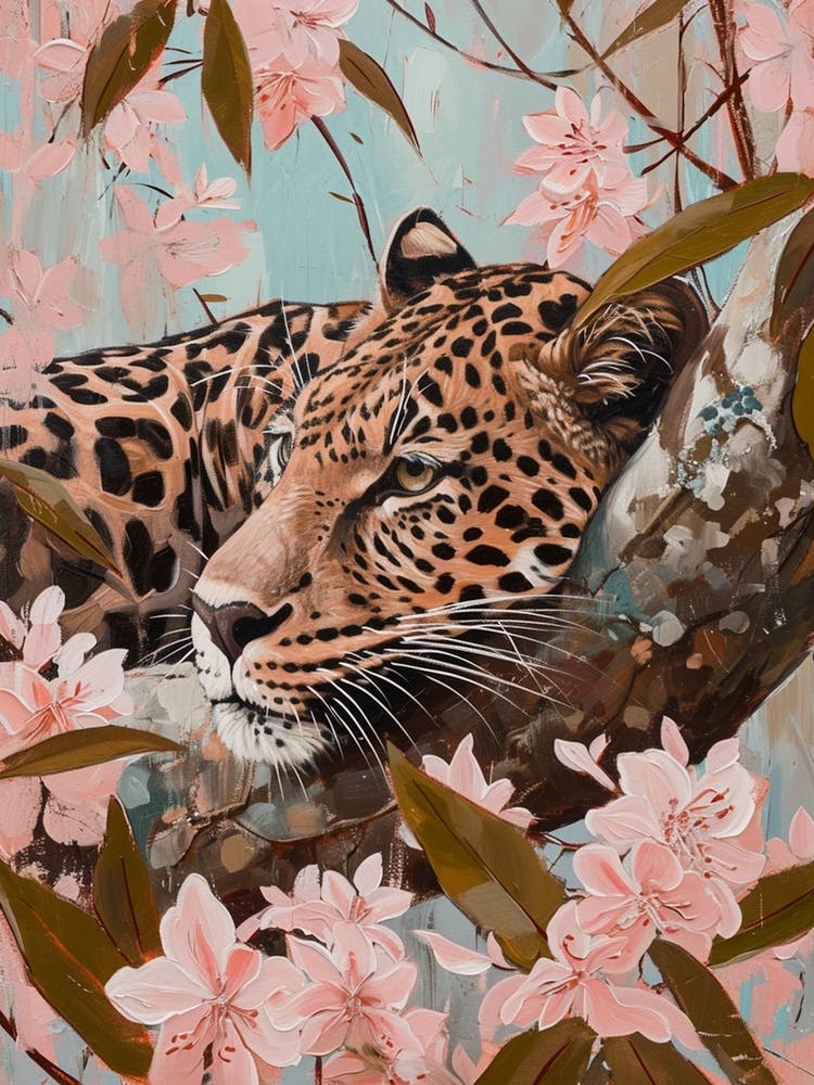Floral Ornamental Leopard 4
